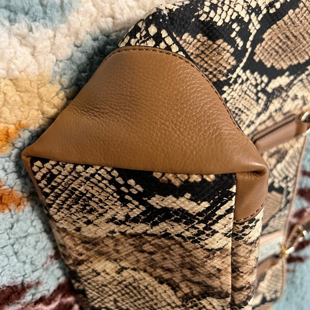 Coach Python Print Tote Euc - image 7